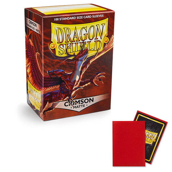 Dragon Shield - 100ct Matte - Crimson