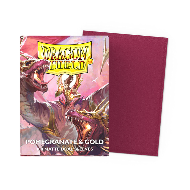 Dragon Shield - Dual Matte - Pomegranate & Gold