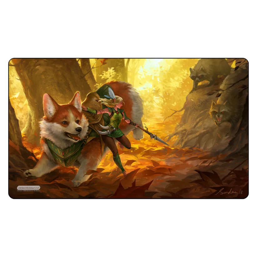Playmat - Corgi & Elf