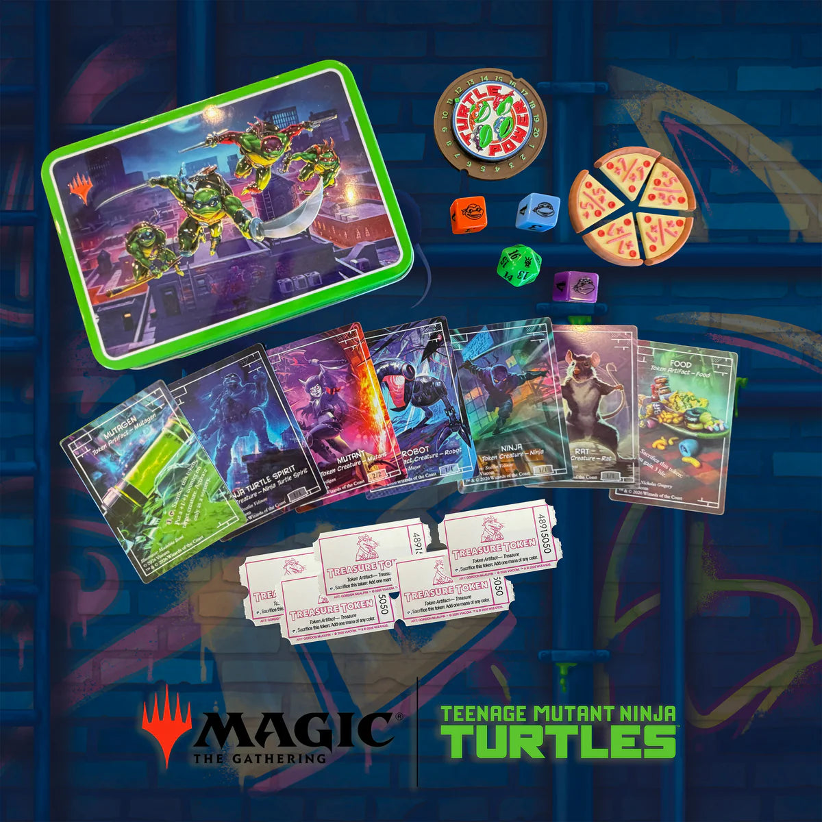 Magic The Gathering - Token Set - Teenage Mutant Ninja Turtles