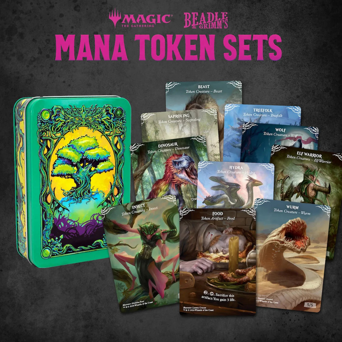 MTG: Token Set- Mana Metal Token Set
