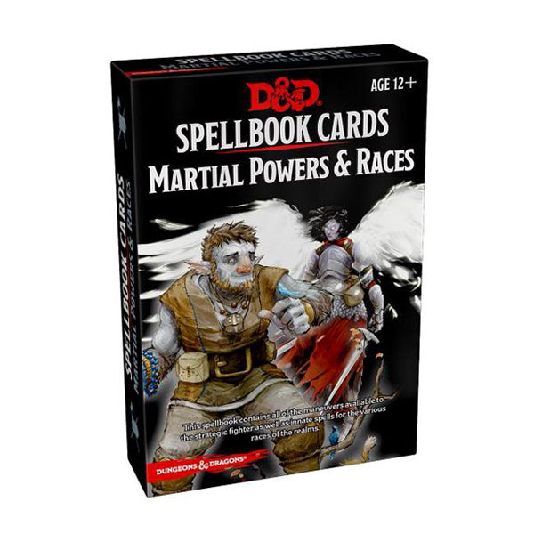 D&D - Spellbook Cards - Martial Powers and Races Deck