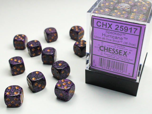 Chessex - 12mm D6 - Speckled: Hurricane