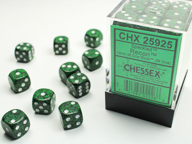 Chessex - 12mm D6 - Speckled: Recon