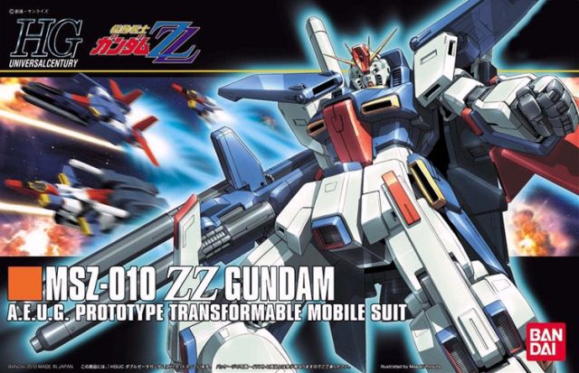 Gundam Model Kit - HGUC ZZ Gundam- #111 ZZ Gundam