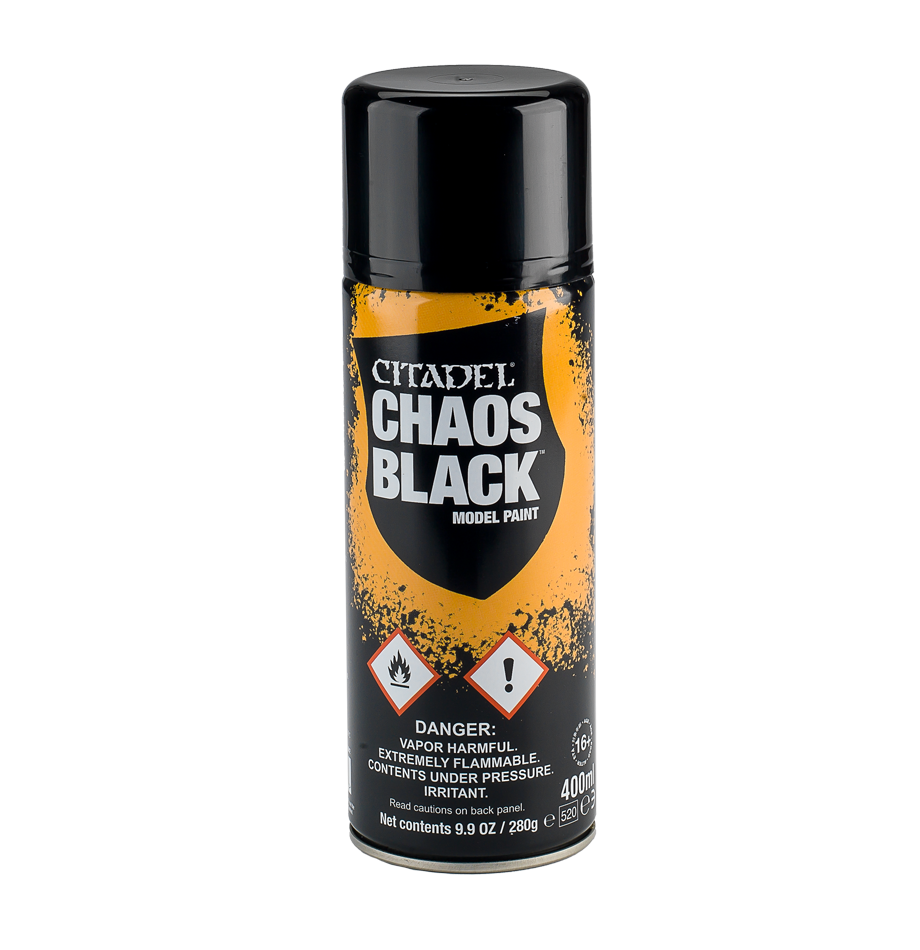Citadel - Paint - Primer: Chaos Black