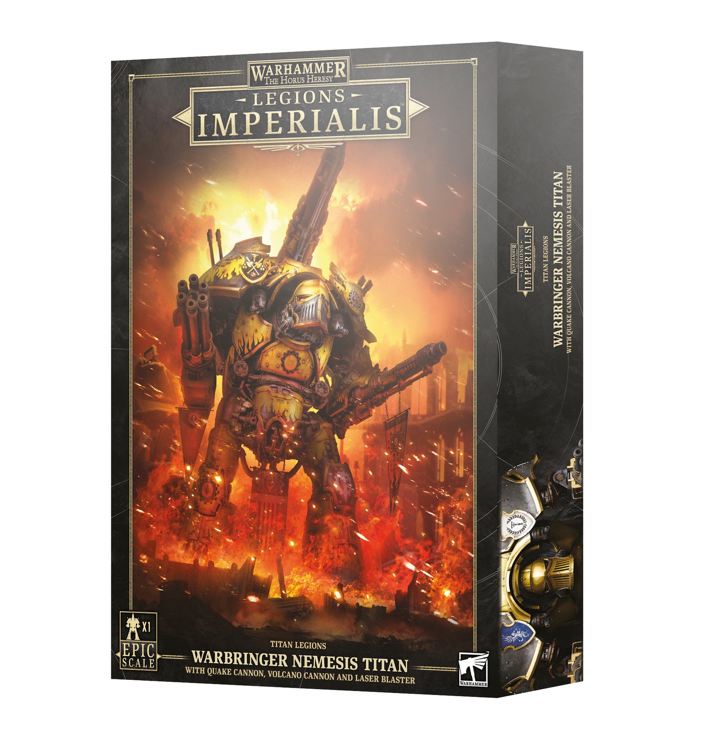 The Horus Heresy - Warbringer Nemesis Titan with Quake Cannon / Volcano Cannon / Laser Blaster