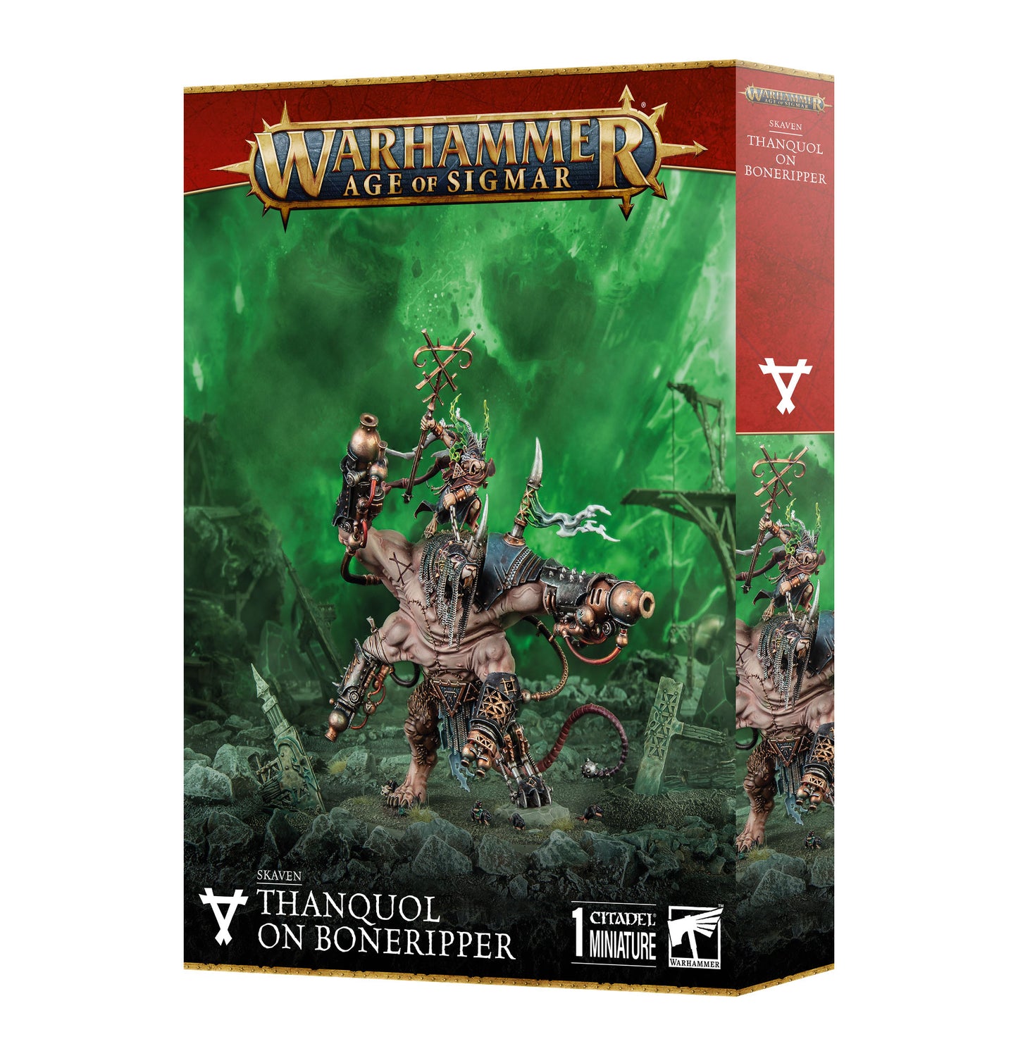 Warhammer Age of Sigmar - Skaven - Thanquol On Boneripper