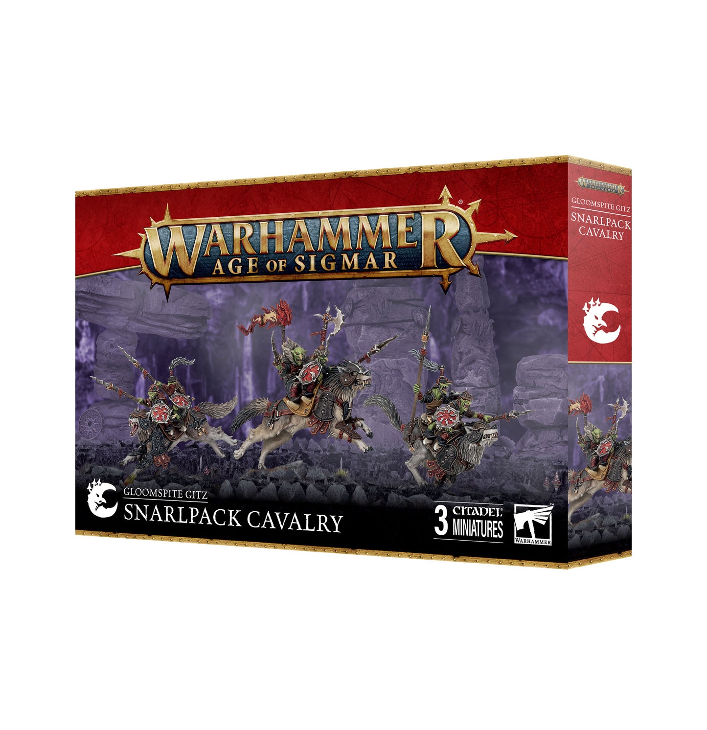 Warhammer Age Of Sigmar - Gloomspite Gitz - Snarlpack Cavalry