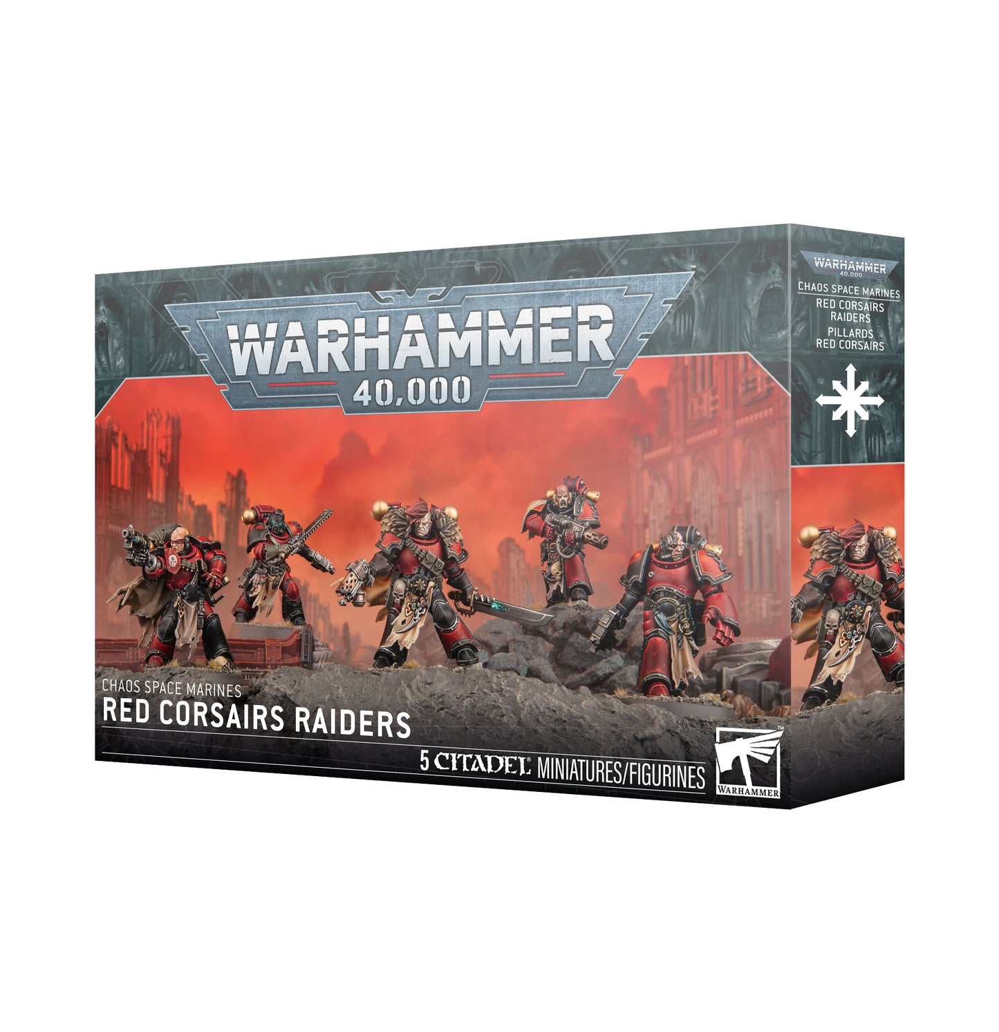 Warhammer 40K - Chaos Space Marines - Red Corsair Raiders