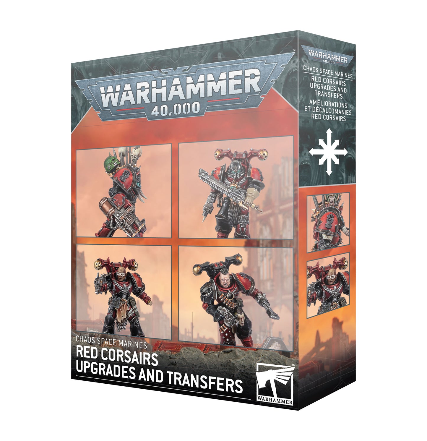 Warhammer 40K - Chaos Space Marines - Red Corsairs Upgrades and Transfers