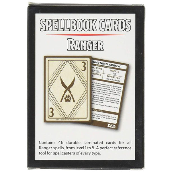 D&D - Spellbook Cards - Ranger Deck