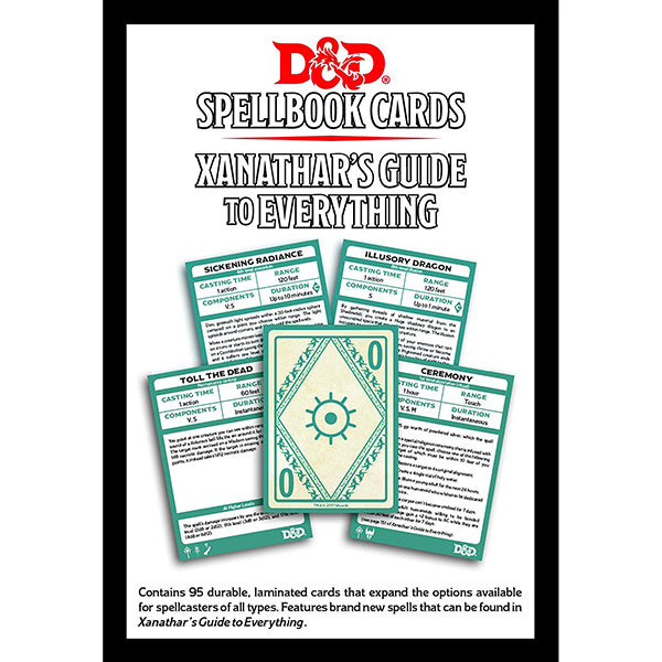 D&D - Spellbook Cards - Xanathar's Guide to Everything Deck