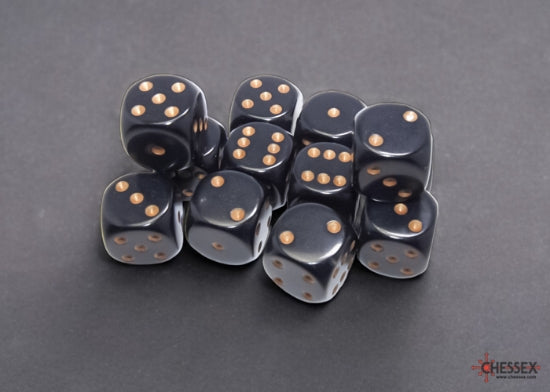 Cheesex - 16mm D6 - Opaque: Black/Gold