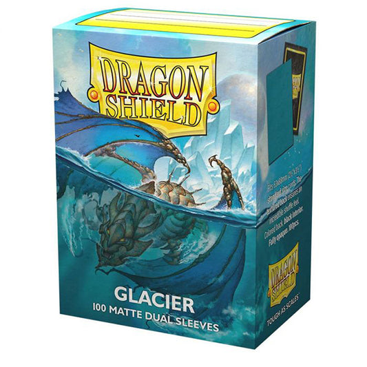 Dragon Shield - 100ct Dual Matte  - Glacier