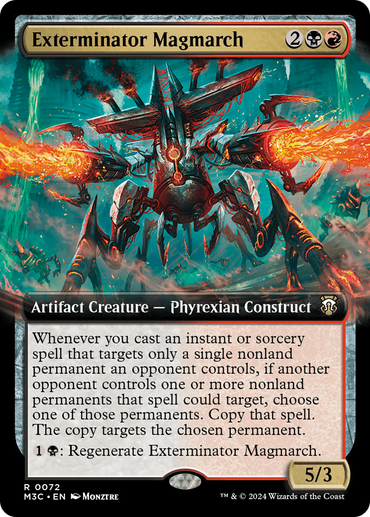 Exterminator Magmarch (Extended Art) (Ripple Foil) [Modern Horizons 3 Commander]