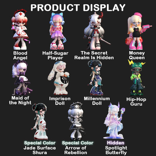 Yandere Girls Tear off the Label Series Blind Box