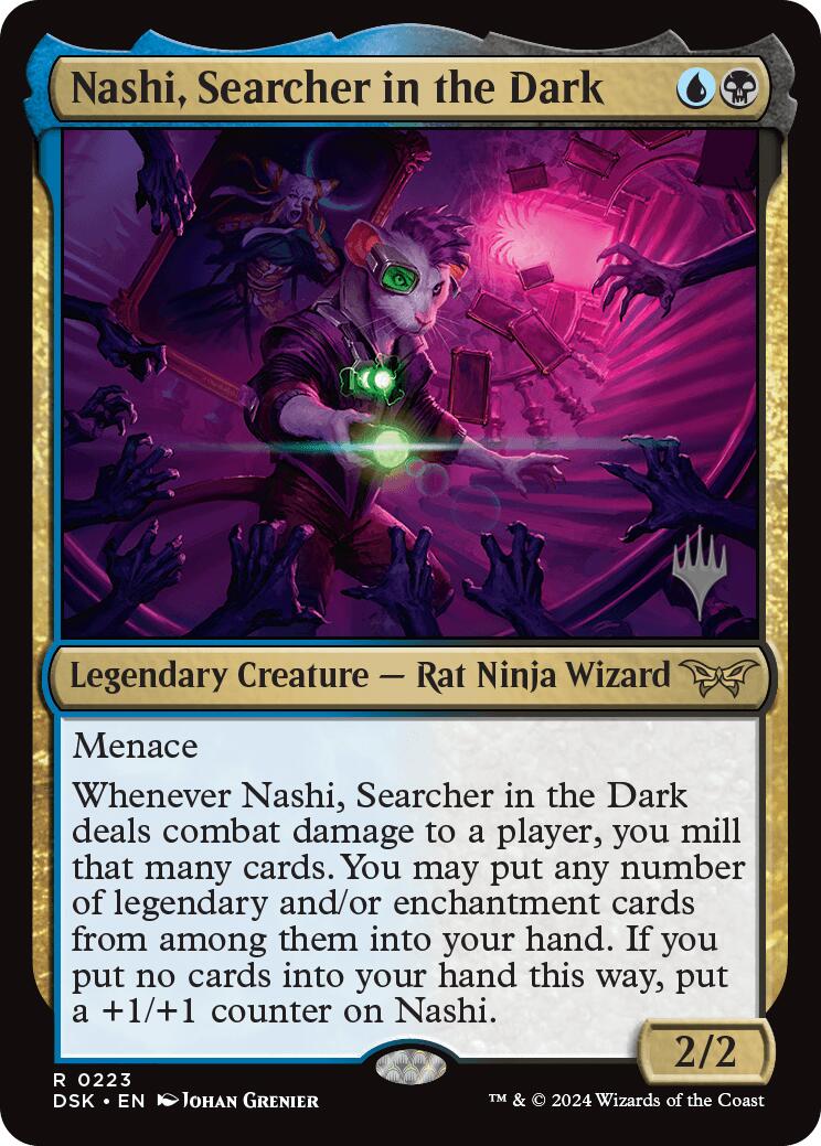 Nashi, Searcher in the Dark (Promo Pack) [Duskmourn: House of Horror Promos]