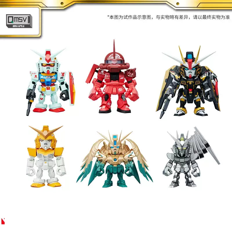 Bandai QMSV MINI Mobile Suit Gundam 5th Anniversary Artist Collaboration Blind Box