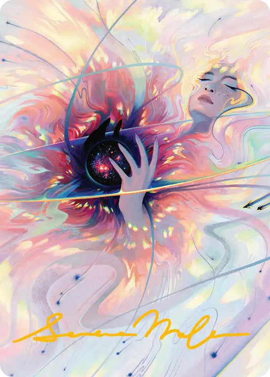 Beyond the Quiet Art Card (Gold-Stamped Signature) [Edge of Eternities Art Series]
