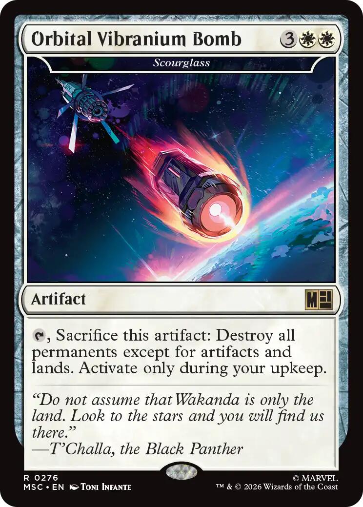 Orbital Vibranium Bomb - Scourglass [Marvel Super Heroes Commander]