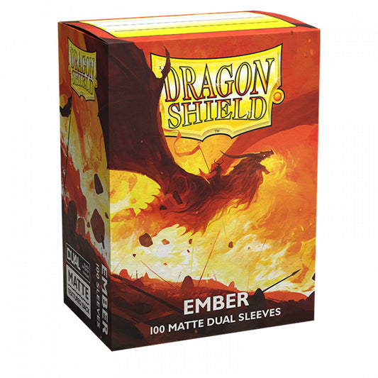 Dragon Shield - 100ct Dual Matte  - Ember