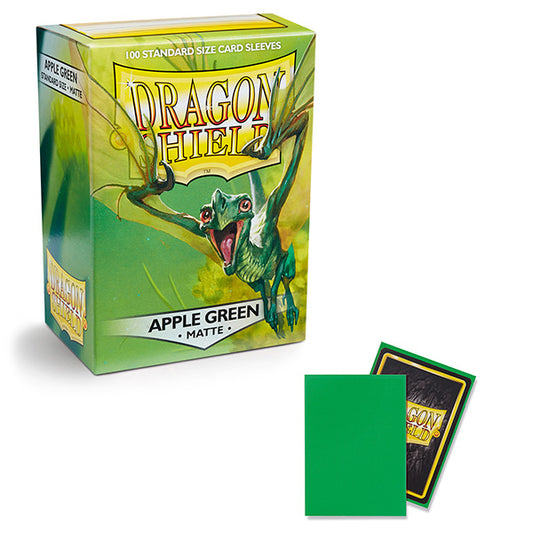 Dragon Shield - 100ct Matte - Apple Green