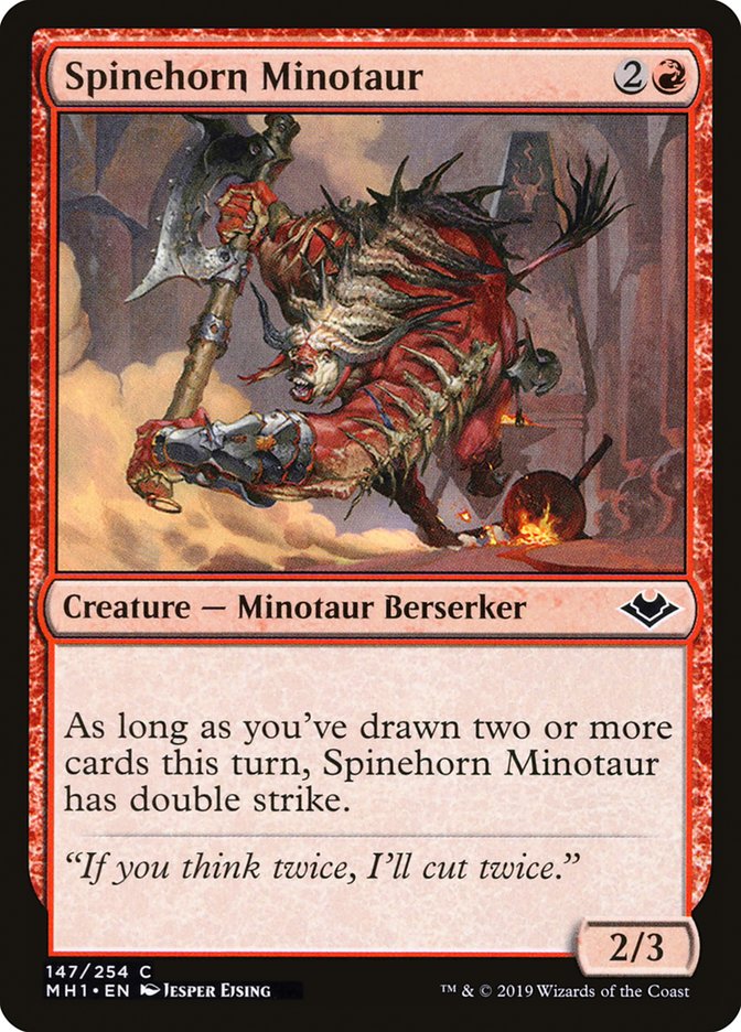 Spinehorn Minotaur [Modern Horizons]