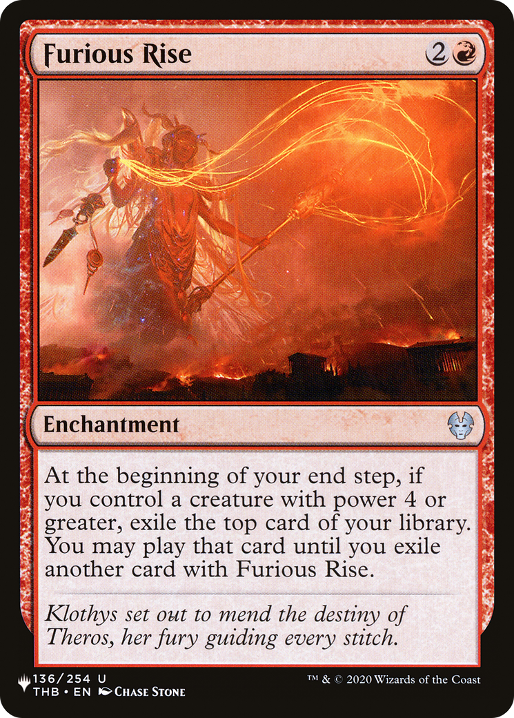 Furious Rise [The List]