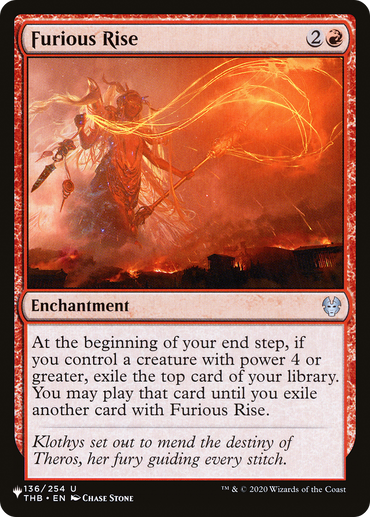 Furious Rise [The List]