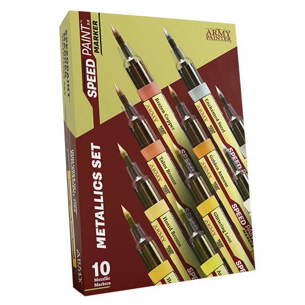 The Army Painter - Speedpaint marker Metallics set