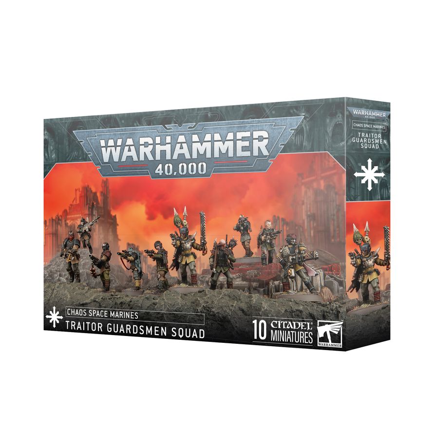 Warhammer 40k - Chaos Space Marine - Traitor Guardsmen Squad