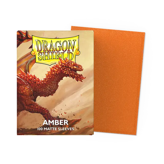 Dragon Shield - 100ct Matte - Amber