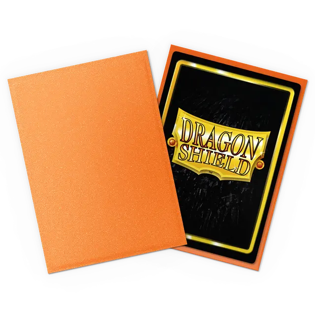 Dragon Shield - 100ct Matte - Amber