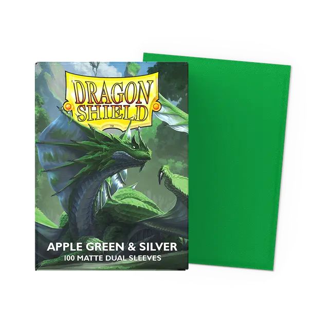 Dragon shield - Dual Matte - Apple Green & Silver