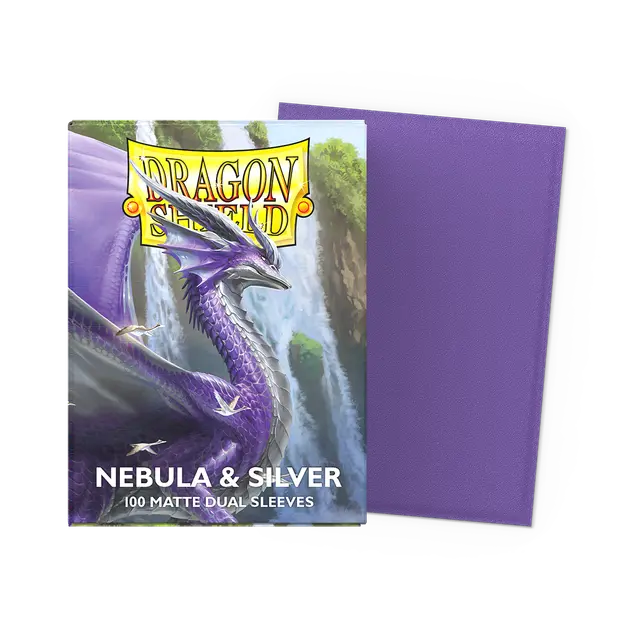 Dragon Shield - Dual Matte - Nebula & Silver