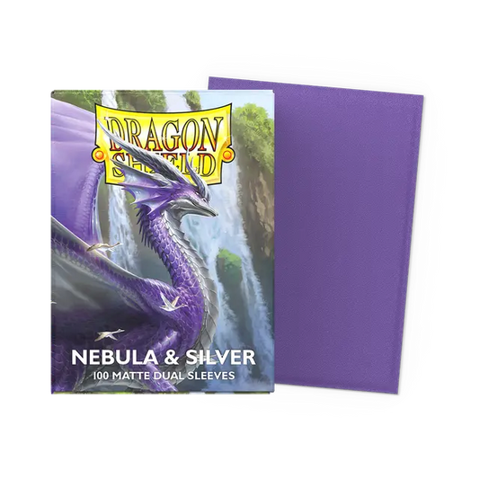 Dragon Shield - Dual Matte - Nebula & Silver