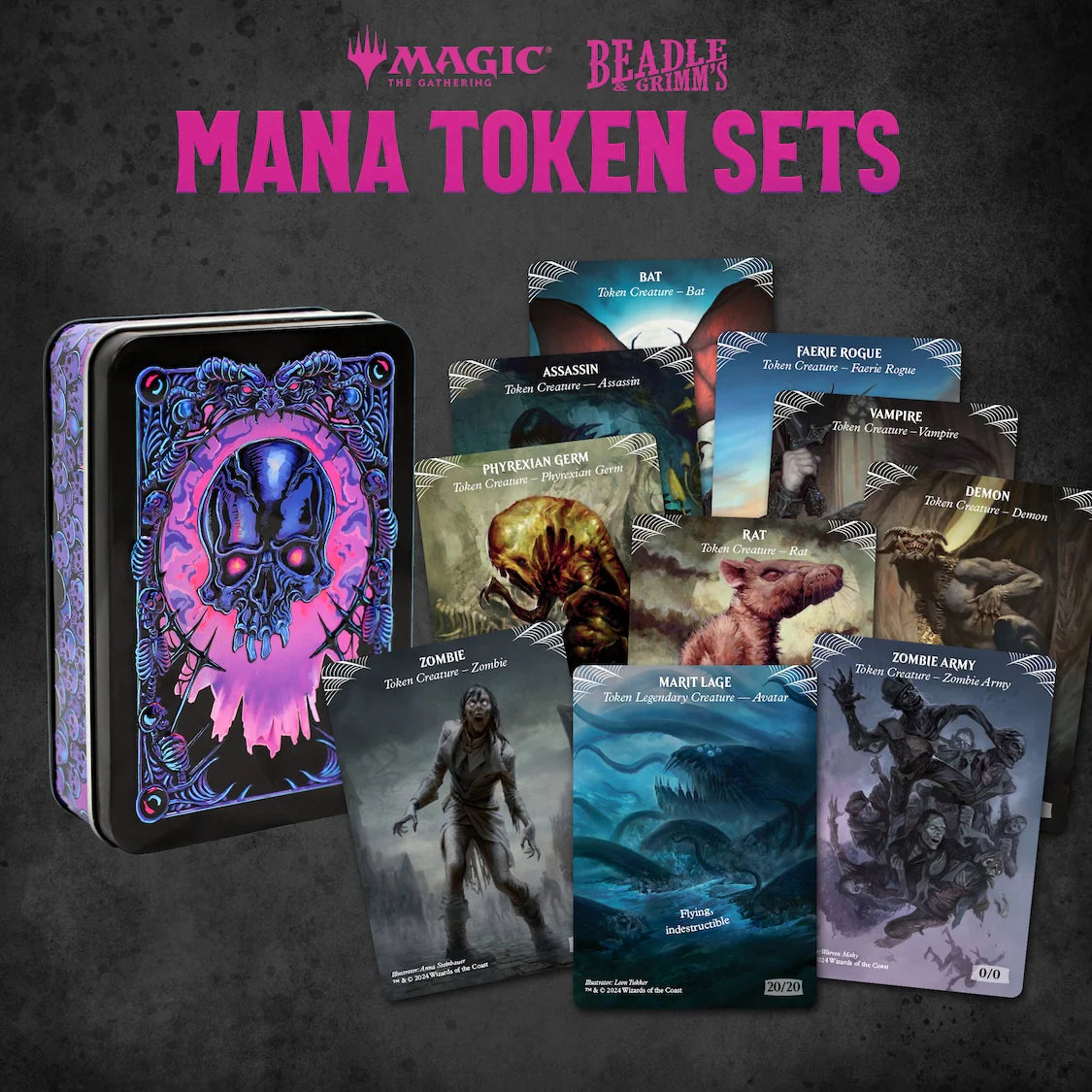 MTG: Token Set- Mana Metal Token Set