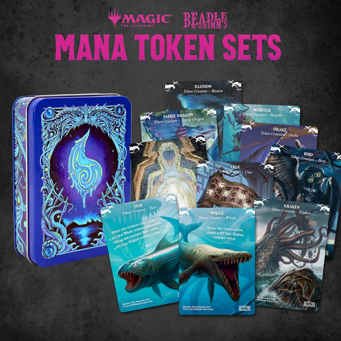 MTG: Token Set- Mana Metal Token Set