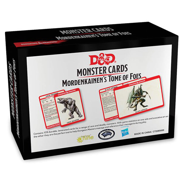 D&D - Monster Cards - Mordenkainen’s Tome of Foes