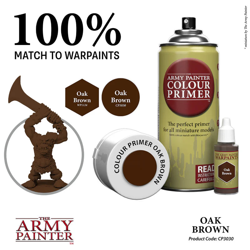 the Army Painter - Spray Primer - Oak Brown