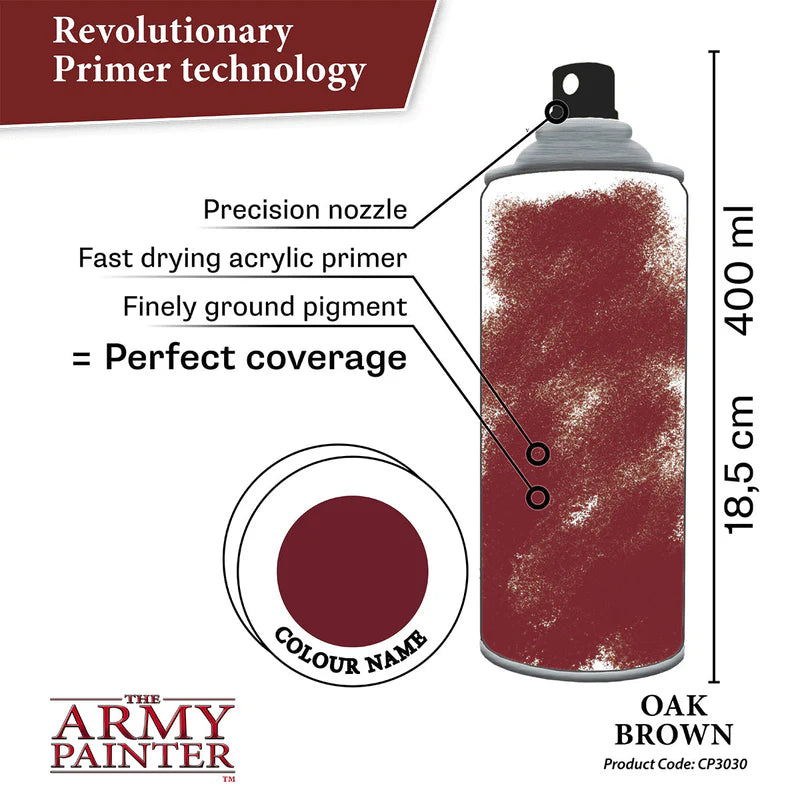 the Army Painter - Spray Primer - Oak Brown