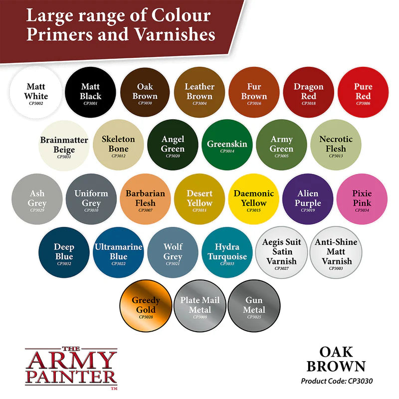 the Army Painter - Spray Primer - Oak Brown