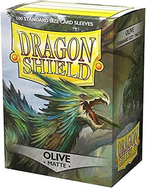 Dragon Shield - 100ct Matte - Olive