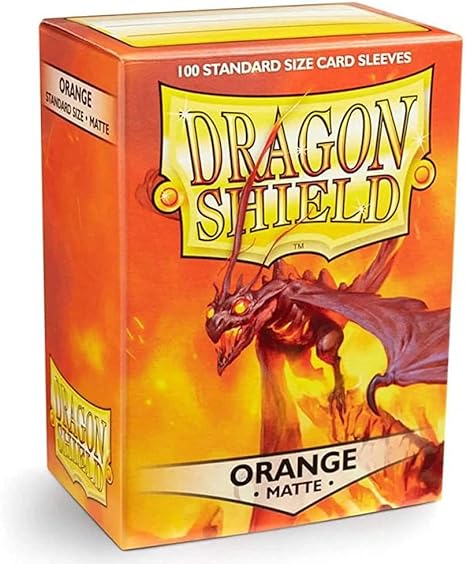 Dragon Shield - 100ct Matte - Orange