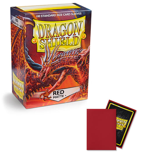 Dragon Shield - 100ct Matte - Red