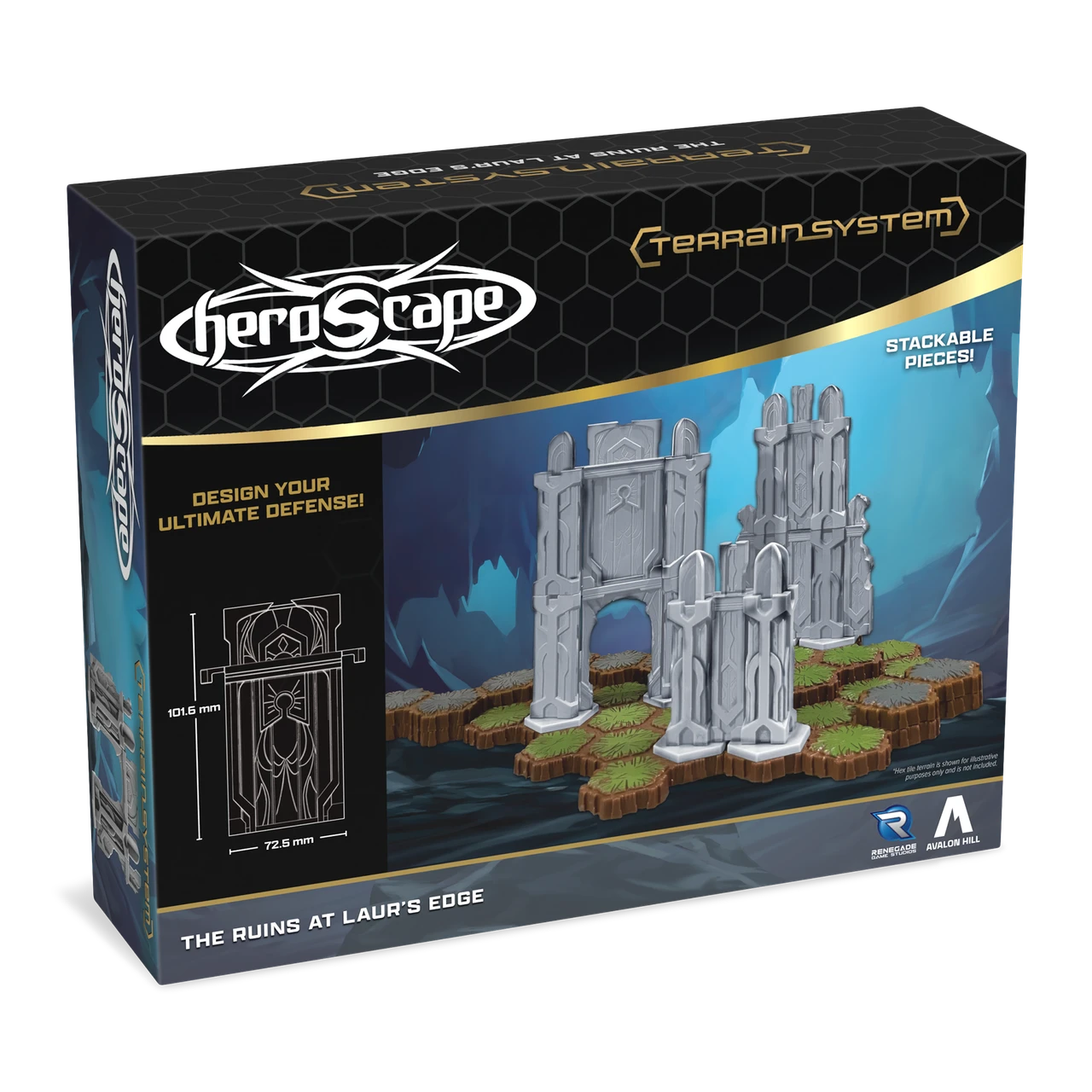 Heroscape - Terrain - The Ruins at Laur's Edge