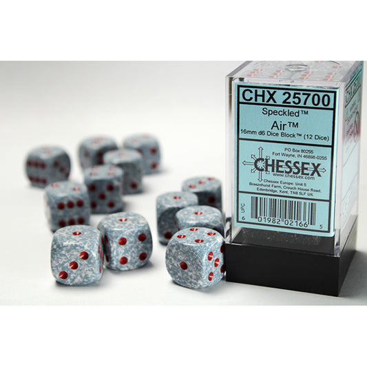 Chessex - 16mm D6 - Speckled: Air
