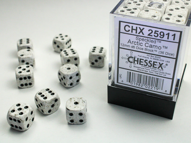 Chessex - 12mm D6 - Speckled: Arctic Camo