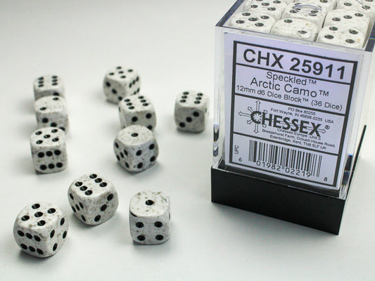 Chessex - 12mm D6 - Speckled: Arctic Camo